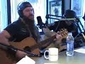 zakk wylde and nick catanese playing stillborn acoustic on a radio show.