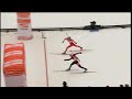 Ole Einar Bjørndalen slår Poiree med en halv tåneggel Ole Einar Bjørndalen slår Poiree med en halv tåneggel