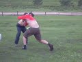 Jarvis suplexes a Mongolian