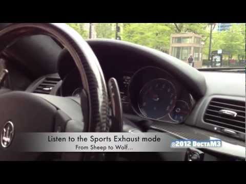 Driving the Maserati GranTurismo S MC Sportline: What a SOUND!!!