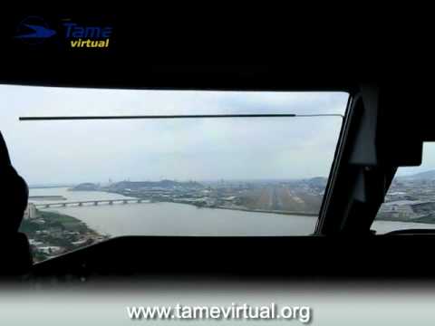 Flight Quito Guayaquil Ecuador Embraer 190 Tame