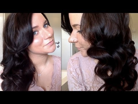 Schnelle & glänzende Locken mit Heizwickler