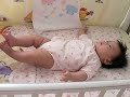 Baby Ann kicking