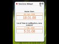 TimeZone Widget TimeZone Widget