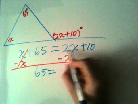 how to measure exterior angles