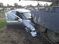Tank crushes car 21 - Vauxhall Vectra Tank crushes car 21 - Vauxhall Vectra
