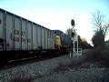 CSX 391 Through Teays Valley, WV, The Spirit of Dante Leading!!!!!
