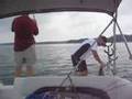 Striped Bass Triple Jigged on Lake Lanier