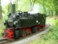 HSB - Harzer Schmalspurbahn bei der Steinerne Renne - Teil 1