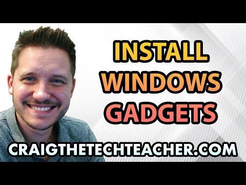 how to gadgets on windows 7