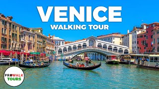 Venice Italy Walking Tour PART 1 - 4K 60fps - with