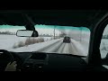 BMW X3 XDrive35d on winter roads (2)
