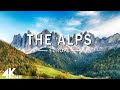 FLYING OVER ALPS (4K UHD) - RELAXING MUSIC ALONG WITH BEAUTI ..