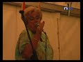PAco Gumersindo y señora mayor en la caseta de la Peña La So