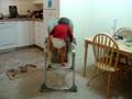 Ishu Climbing his highchair