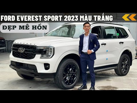 100 NGHE KHÔNG BẰNG 1 THẤY - FORD EVEREST SPORT 2023 MÀU TRẮNG ĐẸP MÊ HỒN |0973.334.876 TẤN DUY|
