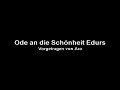 Ode an die Schönheit Edurs Ode an die Schönheit Edurs