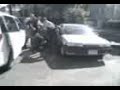 Cops beat down black guy! I film it on my cell its crazy!