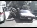 Cops beat down black guy! I film it on my cell its crazy!