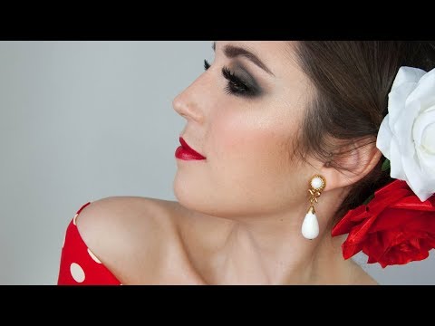 Maquillaje Intenso De FLAMENCA ♡ FERIA/ESPECTACULO/DANZA