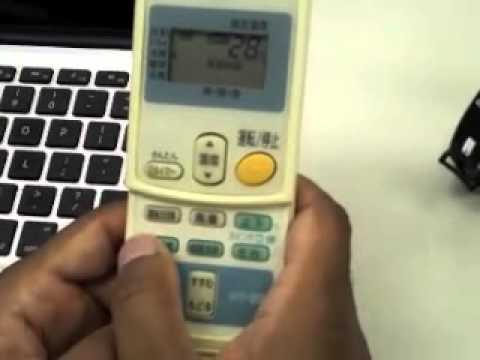 how to sync aircon remote