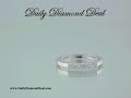 14K White Gold 0.28CT 5 Stone Diamond Anniversary Ring www.DailyDiamondDeal.com