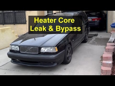 how to bypass heater core leak