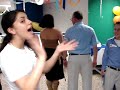 Jugando en la fiesta de xavi