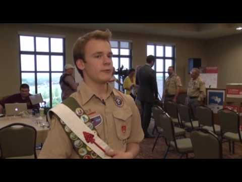 GAY - The Boy Scouts of America threw open its ranks Thursday to gay Scouts but not gay Scout leaders - a fiercely contested compromise that some warned could frac...