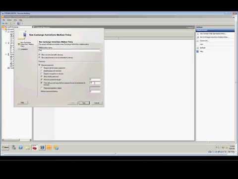 activesync - Author and talk show host Robert McMillen explains how to create a new Active Sync Policy in Microsoft Exchange 2010 Active Sync.