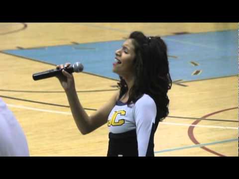 Tiffany Trujillo Sings the National Anthem on Senior Night thumbnail