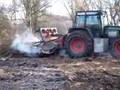 tracteur fendt avec broyeur