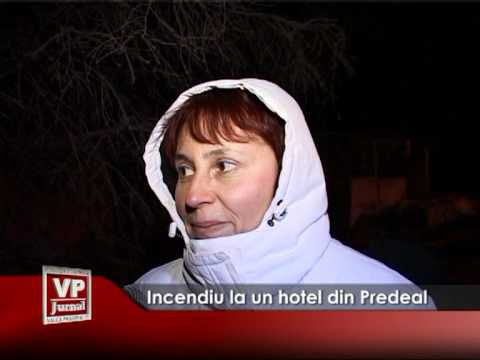 Incendiu la un hotel din Predeal