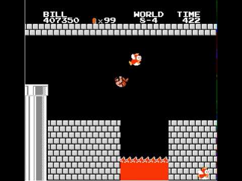 super mario crossover beating last boss without dieing