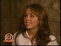 Entertainment Tonight - October 6, 2008 - Miley Cyrus
