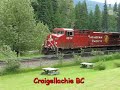 CP 8514 with special car @ Salmon Arm & Craigellachie BC