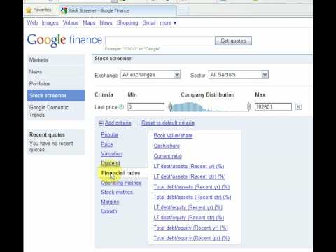 how to use google finance