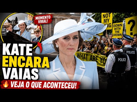KATE ENCARA VAIAS E REAÇÃO AO LADO DOS FILHOS VIRALIZA.