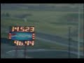 2008 legacy gt stage 2 vs. 5.0 mustang gt, mods unknown. legacy won with a time of 14.52. 
location bandimere speedway in denver, elevation 6000feet.