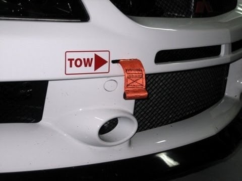 how to fit tow strap corsa d