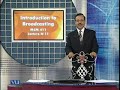 MCM411 Introduction To Broadcasting