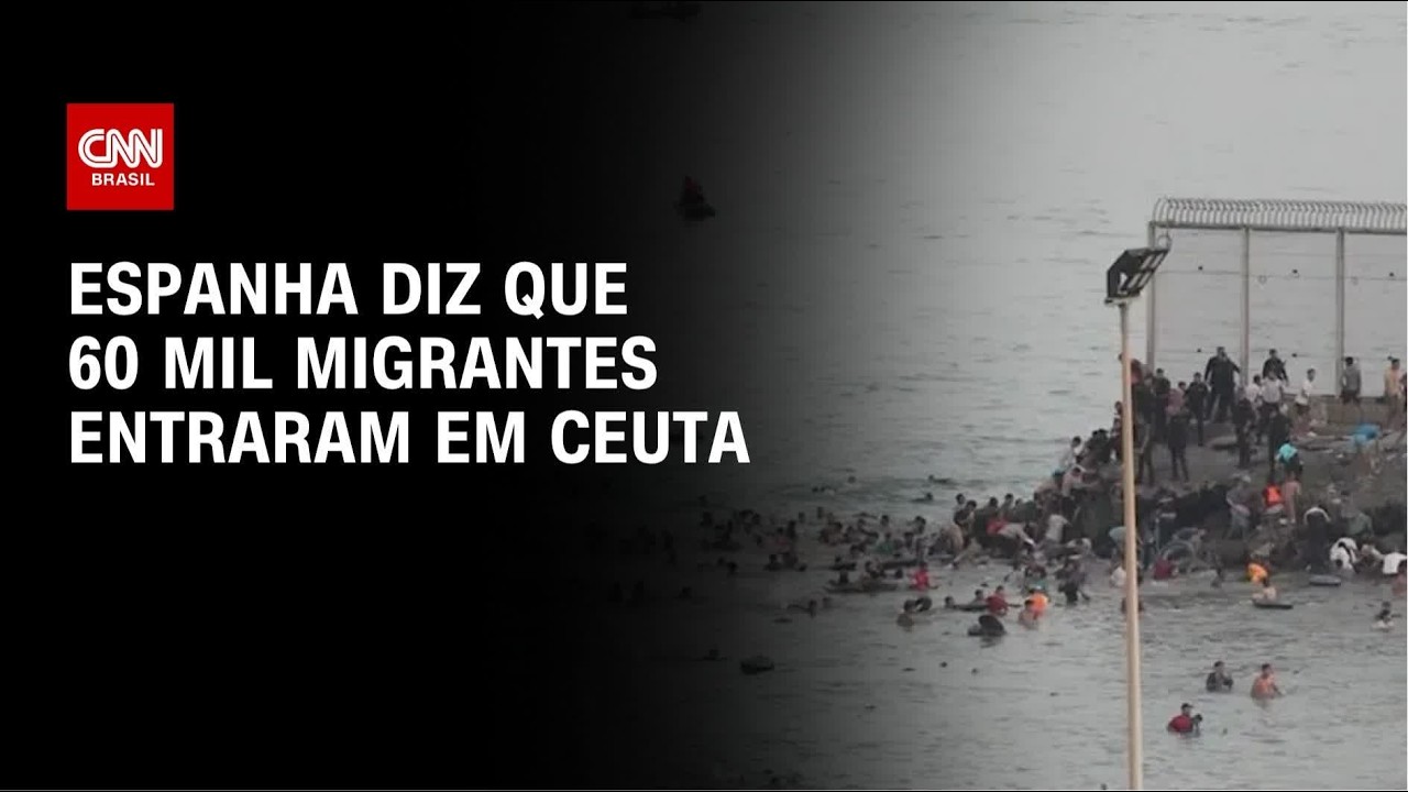 Espanha estima que 49 mil migrantes entraram em Ceuta em 24 horas | CNN NOVO DIA