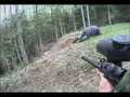 This one is quite embarassing, but it's too good not to post. This is woodsball with some co-workers (mostly), where it all went wrong. I ran behind the enemy and took one of them out from behind. I was provided bad commummications, which lead me to kill a friendly, and then get completely flanked by the enemy. I did take 2 more out in the cross-fire though before I was pegged in the head/camera. :o This was at Ultimate Paintball in Milton Ontario Canada (close to Toronto)....
