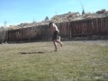 Small sesh -- I got home and started tricking and decided why not film? I'm really glad because i tried double b twists, i ate shit but still...