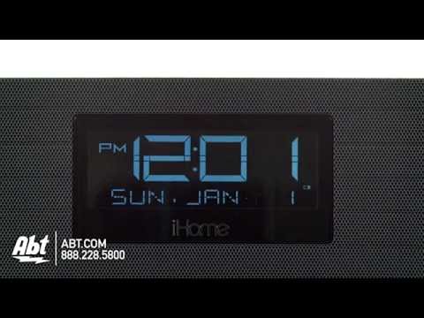 how to adjust time on ihome clock radio