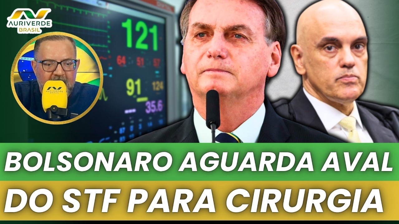Defesa de Bolsonaro pede ao STF autorização para realizar cirurgia no ex-presidente