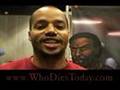 Donald Faison and Jorge Vega at Wizard World Los Angeles