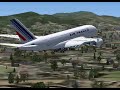 Flight Simulator X, Airbus A380 pousando em Guarulhos (SBGR)