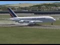Flight Simulator X, Airbus A380 pousando em Guarulhos (SBGR)