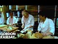 Gordon Ramsay learns to make Sushi